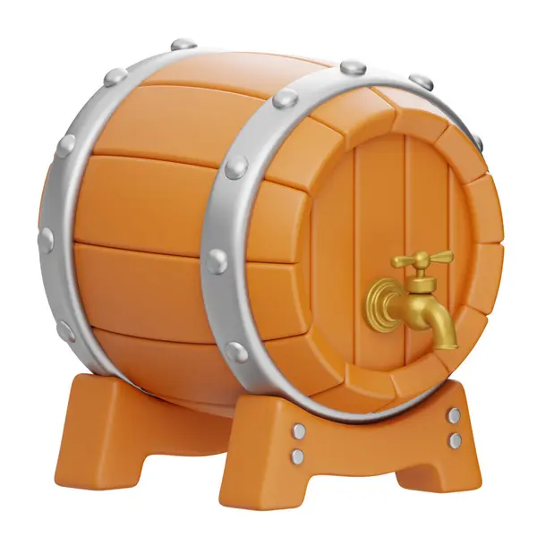 Bira Davulu 3D Görüntü