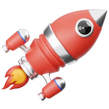 Roket Uzay Gemisi 3B Görüntü