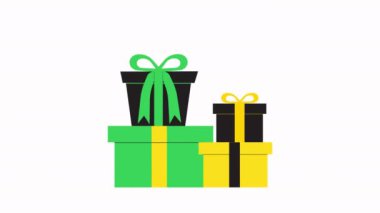 Alışveriş Ödülü Sahibi Balck Cuma Element Animasyonu