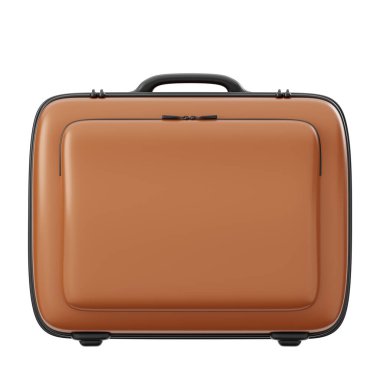 3 Boyutlu Kahverengi Seyahat Valizi