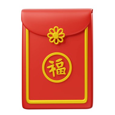 Chinese Envelope Chinese New Year 3D Illustration