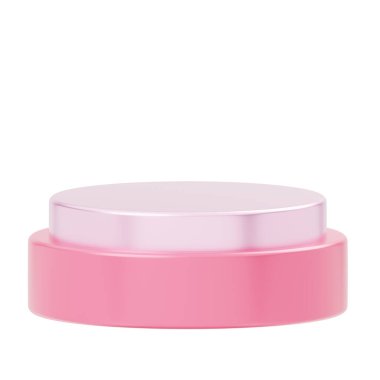 3D Pembe Yuvarlak Podyum Şovu