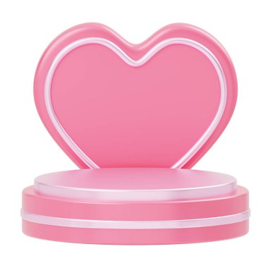 Pembe Aşk 3D Podyumu 