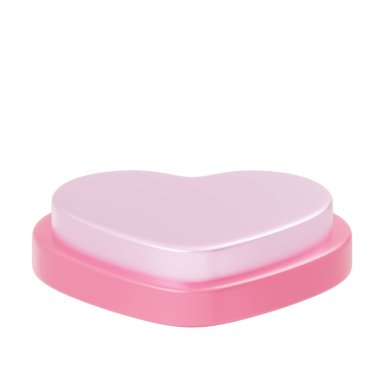 3D Aşk Podyumu Pembesi