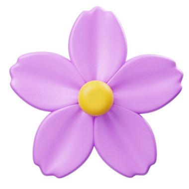 Leylak Çiçeği 3 boyutlu Görüntü