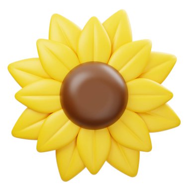 Ayçiçeği Yaz Çiçeği 3D Görüntü