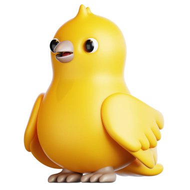 Kanarya Kuşu 3B Görüntü