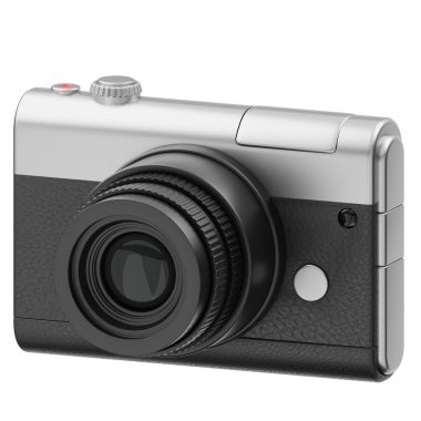 Aynasız Kamera Ekipmanı Fotoğraf 3D Görüntü