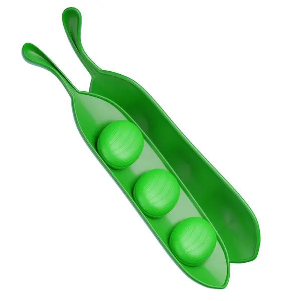 Acı Fasulye Sebze 3D Görüntü