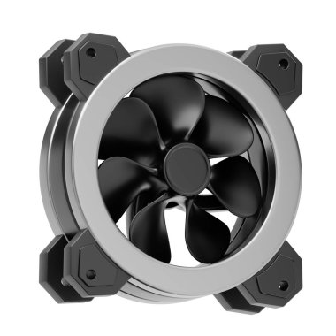 Fan Case Cpu Donanım 3B İllüstrasyon