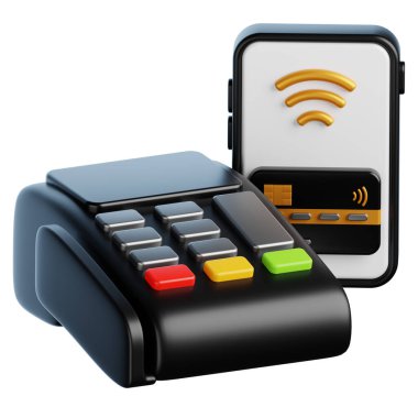 Bağlantısız Ödeme 3D Görüntü