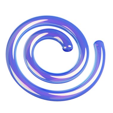 3D Holografik Soyut Girdap ŞekliName