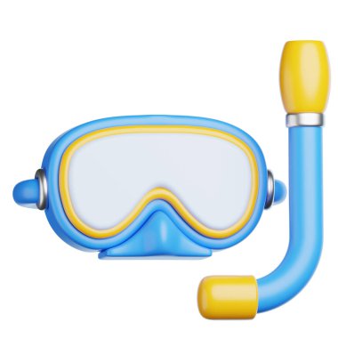 Şnorkelle Şnorkelle Şnorkelleme Yaz Element 3 boyutlu Görüntü