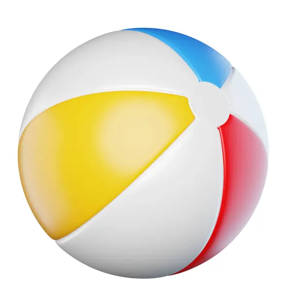 Plaj Balosu Yaz Element 3D Görüntü