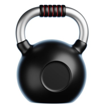 Kettle Bell Spor Salonu Ekipmanı 3 boyutlu Görüntü