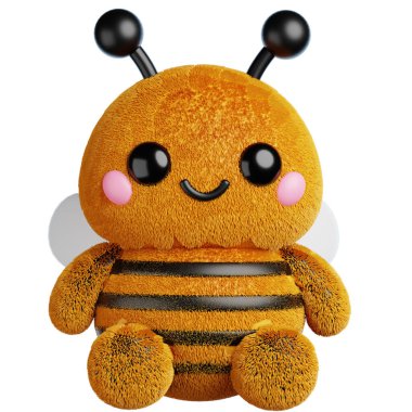 3D Karakter Arı Hayvan Oyuncağı