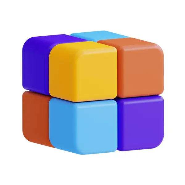 Rubik Oyuncaklar 3B Görüntü
