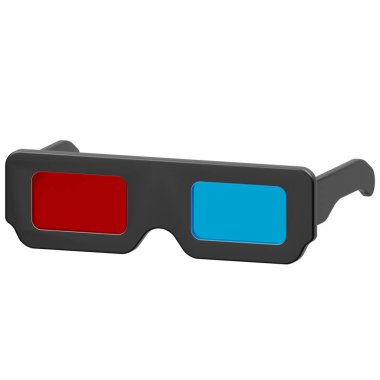 3B Gözlüklü Film 3D Simgesi