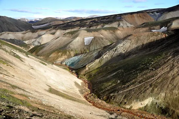 Landmannalaugar Islande Europe Vue Sur Les Magnifiques Montagnes Arc Ciel — Photo
