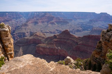 Shoshone Point, Arizona, ABD 'den Büyük Kanyon manzarası.