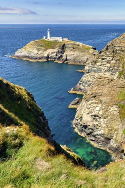 Güney Yığını Deniz Feneri Holyhead, Anglesey, Galler.
