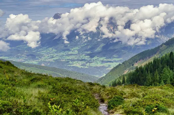 stock image View of Alps from Hchstein, Hauser Kaibling, Haus im Ennstal, Austria.