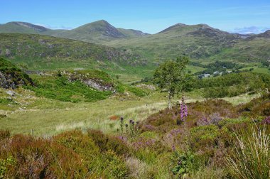 Snowdonia landscape, Snowdonia National Park, North Wales. clipart