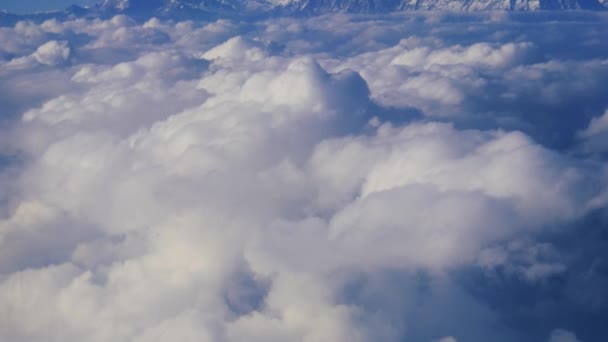 Detta Skott Togs Från Ett Flygplan Som Flög Från Katmandu — Stockvideo