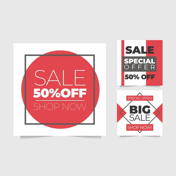 Sale Discount Promotional Poster Illustration — Stock Vector