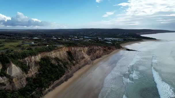 Australiër Victoria Anglesea Lorne Queenscliff Coastal Reserve Great Ocean Road — Stockvideo