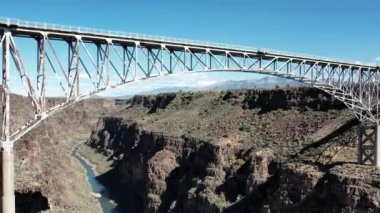 ABD New Mexico Rio Grand Gorde Köprüsü