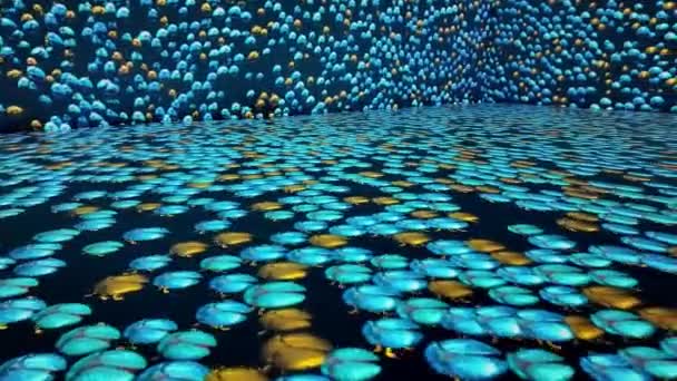 图坦卡蒙的壮观世界沉浸在展览经验中斯图加特 — 图库视频影像