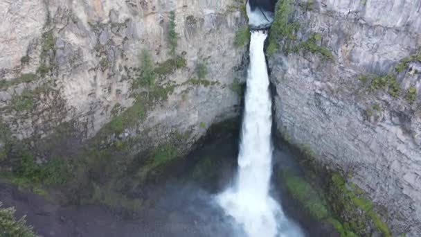 Spahats Creek Falls Est Une Chute Eau Sur Ruisseau Spahats — Video