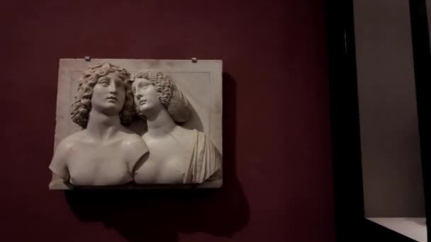 Kunsthistorisches Museum Lit Museum Art History Often Referred Museum Fine — Stock Video
