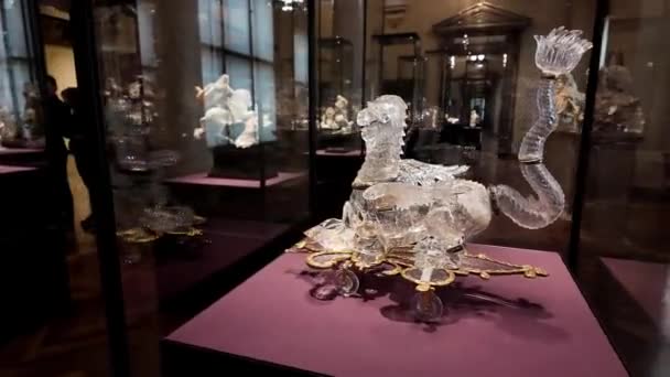 Avusturya Viyana Sanat Tarihi Müzesi Avusturya Nın Büyük Sanat Müzesi — Stok video