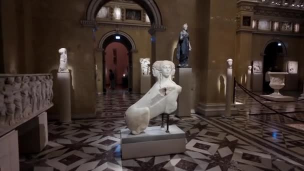 Austria Wiedeńskie Muzeum Historii Sztuki Jest Największym Muzeum Sztuki Austrii — Wideo stockowe