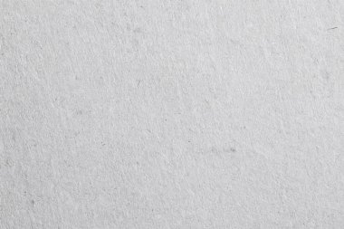 Açık gri geri dönüştürülmüş kağıt veya kumaş dokusu arka plan tasarımının yaratıcı arka planı. Beyaz kağıt poster dokusu arkaplanı