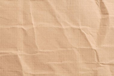 Açık kahverengi geri dönüştürülmüş kağıt veya kumaş dokusu arka plan tasarımının yaratıcı arka planı. Beyaz kağıt poster dokusu arkaplanı