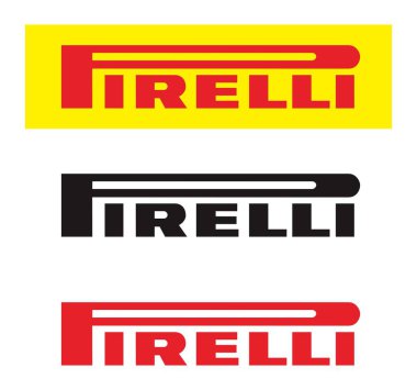 Düzenlenebilir pirelli logo rozeti, dünyadaki lastik tedarikçilerinden biri.