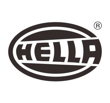 Düzenlenebilir Hella logo rozeti, dünyadaki otomotiv markalarından biri.