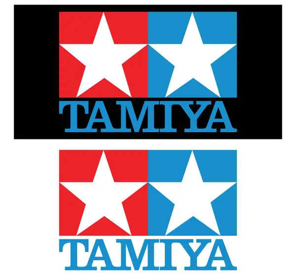 stock vector logo tamiya, car toys from japan