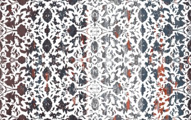 Halı ve Halı Tekstil Tasarımı grunge ve sıkıntılı doku yinelemesi 