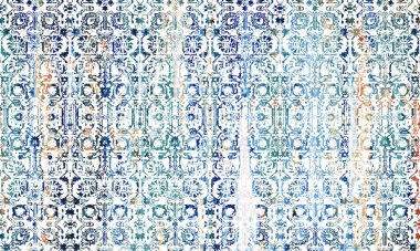 Halı ve Halı Tekstil Tasarımı grunge ve sıkıntılı doku yinelemesi 