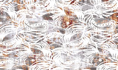 Halı ve Halı Tekstil Tasarımı grunge ve sıkıntılı doku yinelemesi 