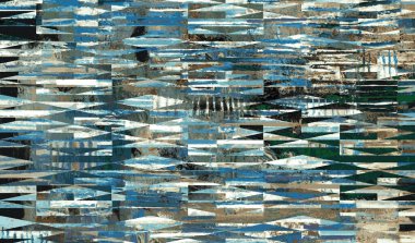 Halı ve Halı Tekstil Tasarımı grunge ve sıkıntılı doku yinelemesi 