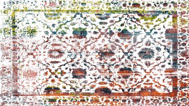 Halı ve Halı Tekstil Tasarımı grunge ve sıkıntılı doku yinelemesi 