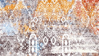 Halı ve Halı Tekstil Tasarımı grunge ve sıkıntılı doku yinelemesi 