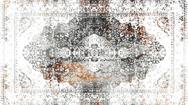 Halı ve Halı Tekstil Tasarımı grunge ve sıkıntılı doku yinelemesi 