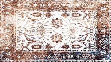 Halı ve Halı Tekstil Tasarımı grunge ve sıkıntılı doku yinelemesi 