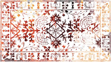 Halı ve Halı Tekstil Tasarımı grunge ve sıkıntılı doku yinelemesi 